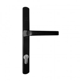 Ручка дверная на планке A25-85 черная полимер (Lockit)
