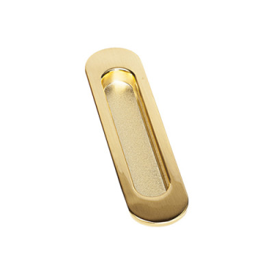 Ручки для раздвижных дверей овал. матовое золото (Arni)