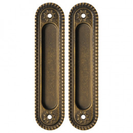 Ручки для раздвижных дверей SH010/CL OB-13  античная бронза (Armadillo)