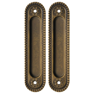 Ручки для раздвижных дверей SH010/CL OB-13  античная бронза (Armadillo)